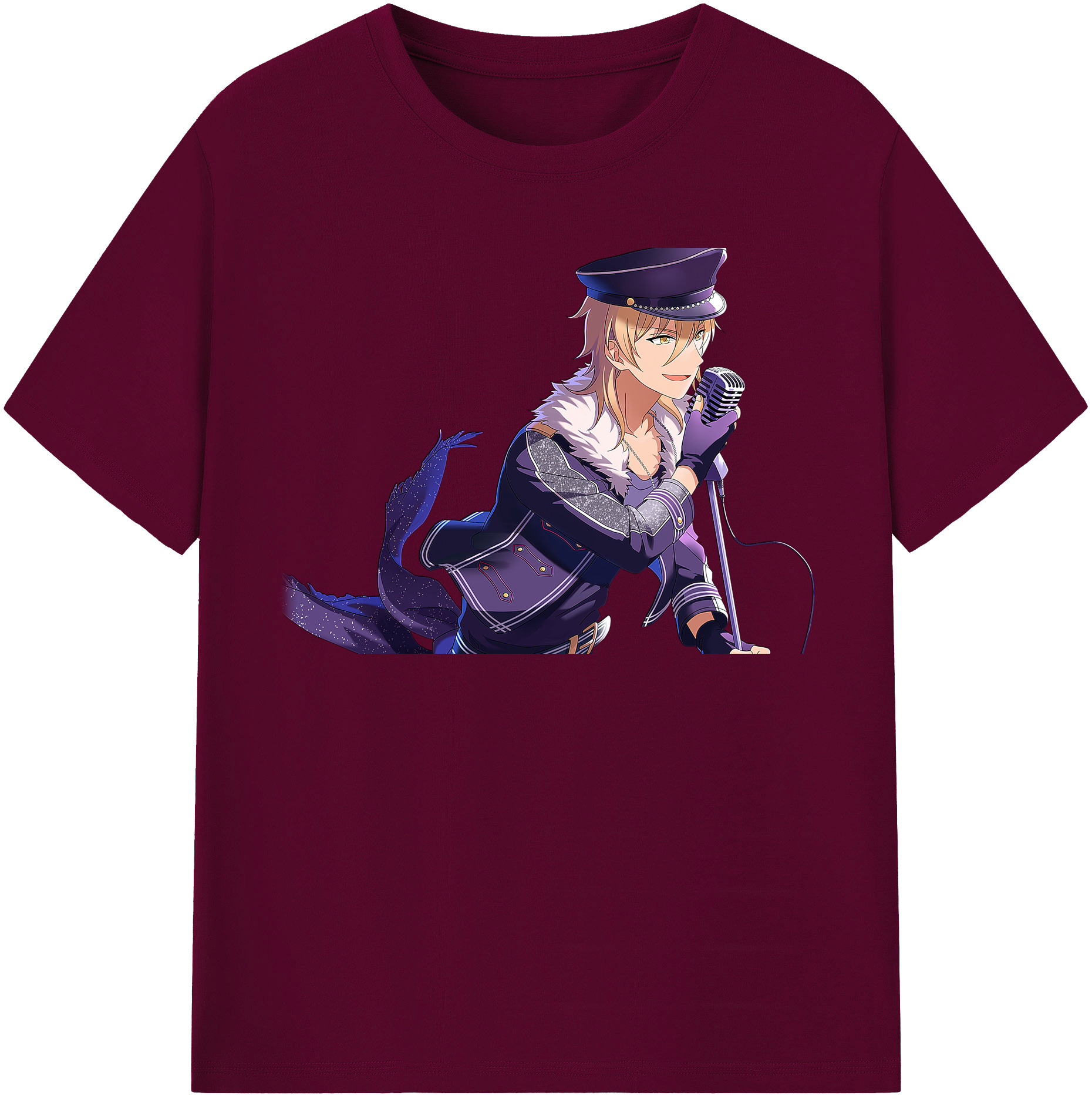 （画像用） あんさんぶるスターズ! Ensemble Stars レディースカジュアルプリントTシャツ（綿100％）